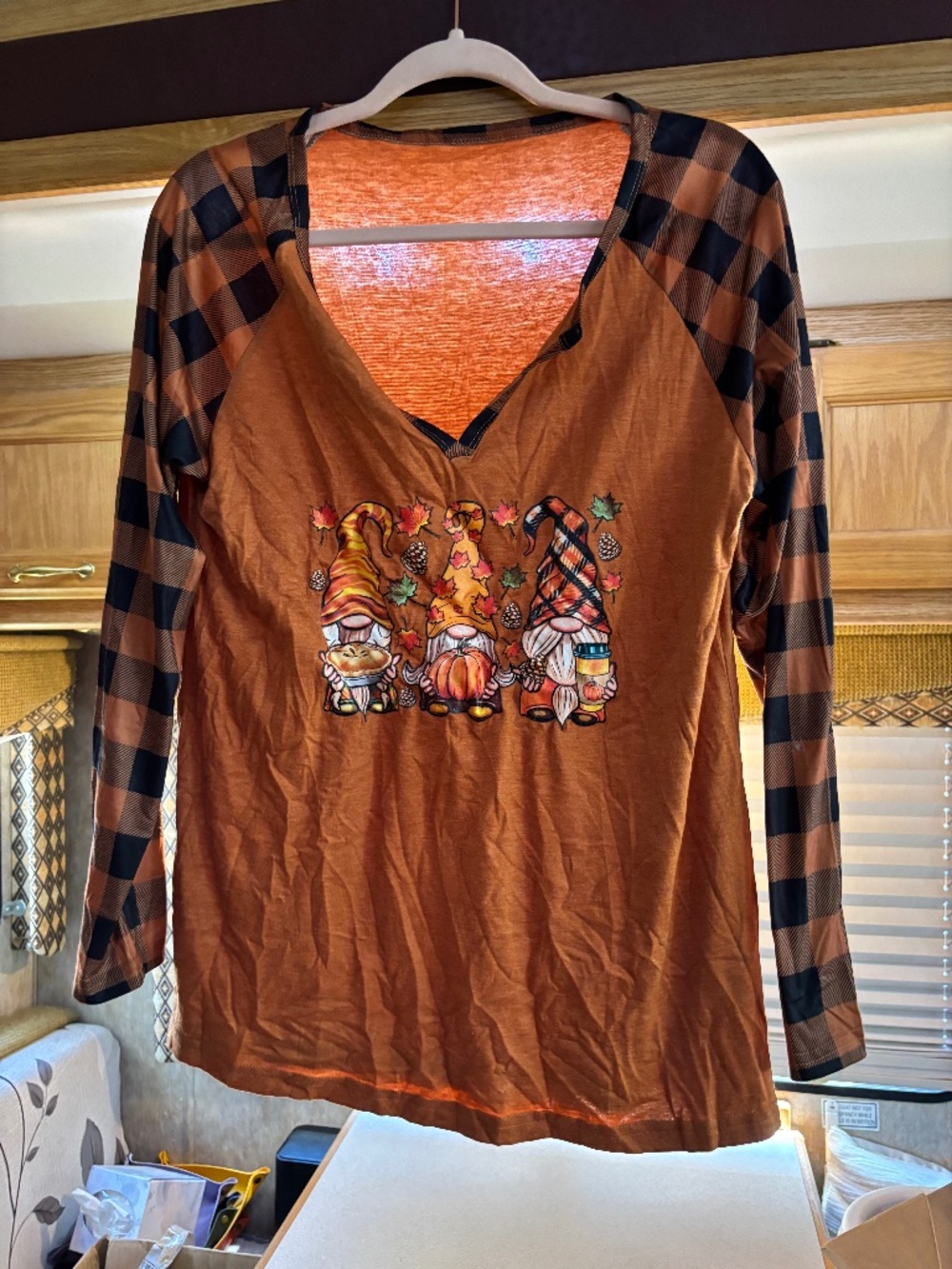 Women's Gnome Long Sleeve T